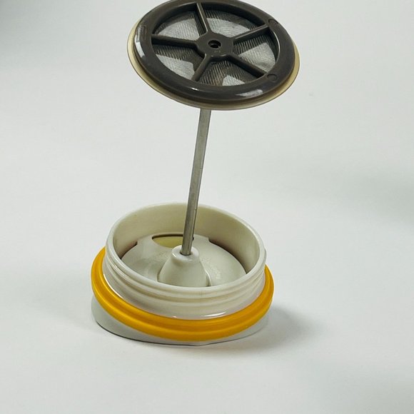 Starbucks Bodum French Press Clear Acrylic Tumbler 16oz on the go Travel Cup - Picture 4 of 7